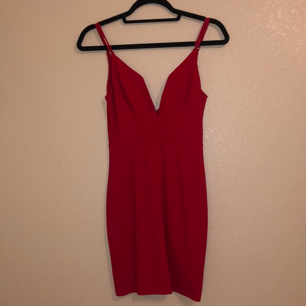ILLA ILLA Low Cut Cocktail Dress